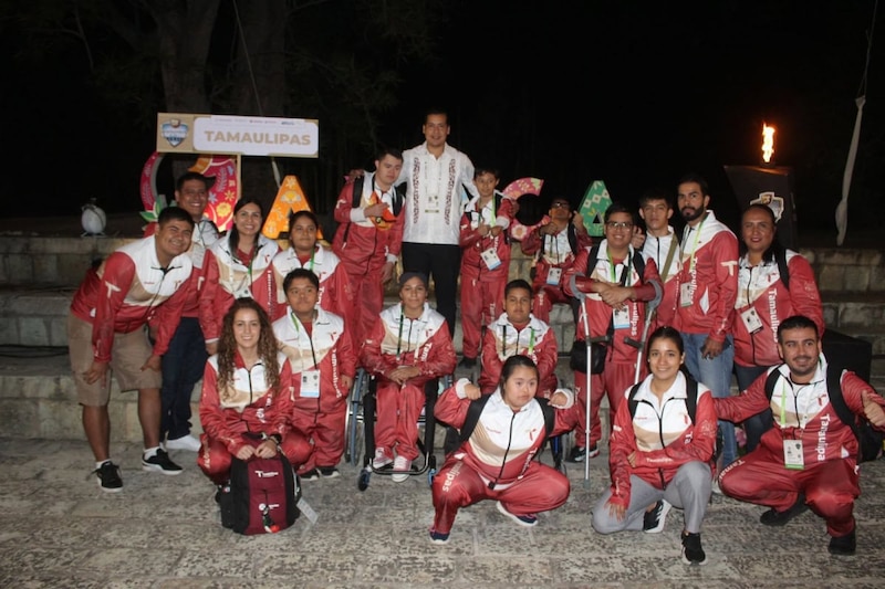 La delegación de deportistas de Tamaulipas en los Juegos Paralímpicos