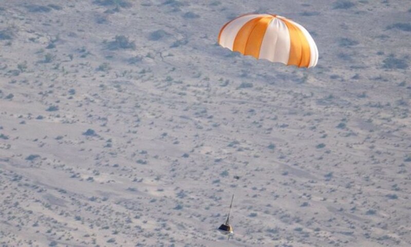 La cápsula espacial de la NASA aterriza en Marte