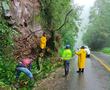 SICT atiende deslaves por la tormenta tropical Boris y mantiene abiertas las carreteras de Hidalgo