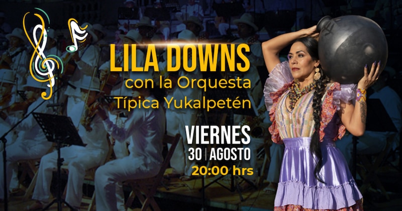 Lila Downs con la Orquesta Típica Yukalpetén