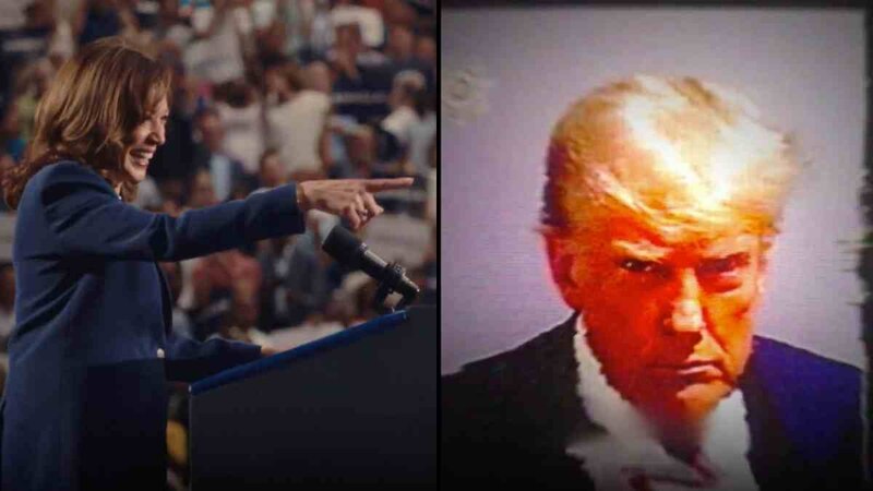 Kamala Harris señala a Trump