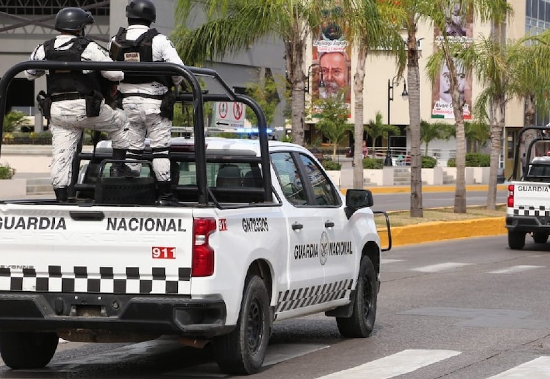 La Guardia Nacional patrulla las calles de una ciudad mexicana