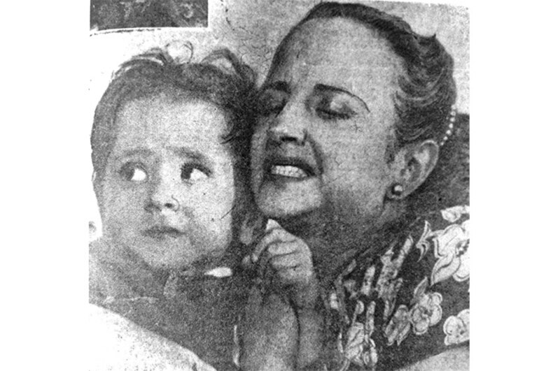 María Félix y su hijo
