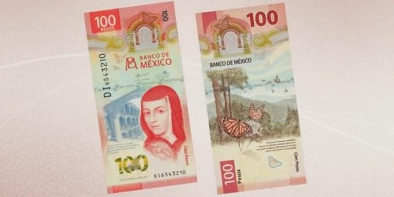 Nuevos billetes de 100 pesos mexicanos