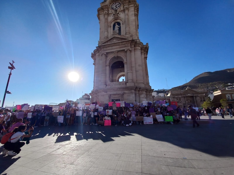 Protesta contra la violencia de género en México