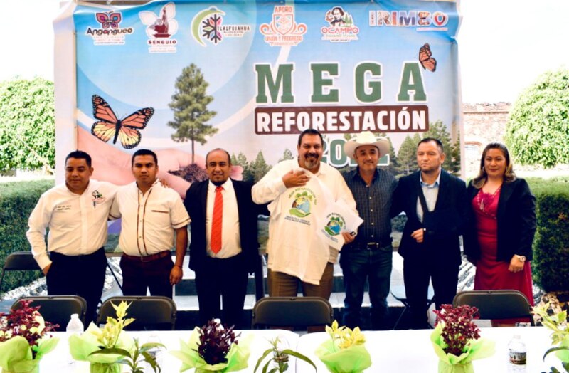 Mega reforestación en el ejido El Zapote