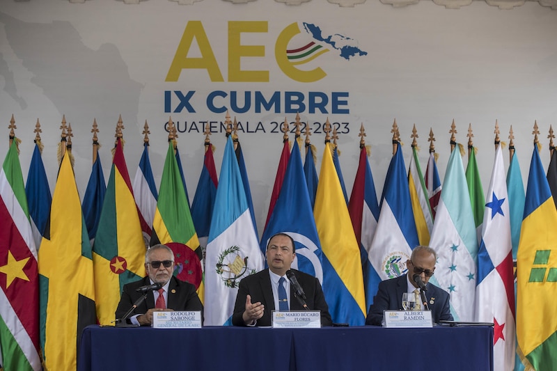 Reunión de la IX Cumbre de la AEC en Guatemala