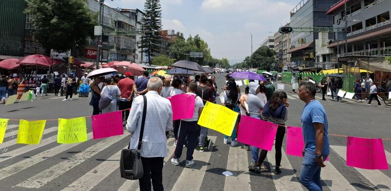 Protesta en la Ciudad de México