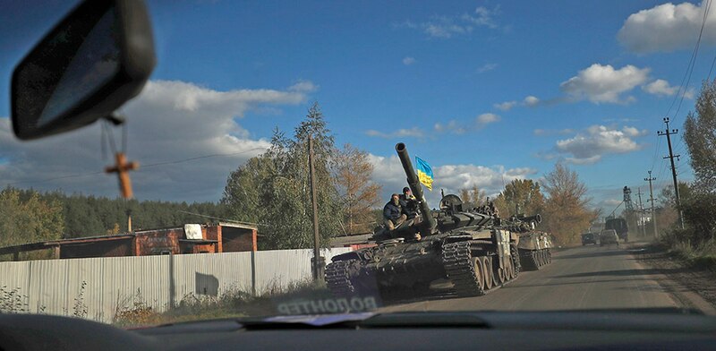 Tanques rusos en Ucrania