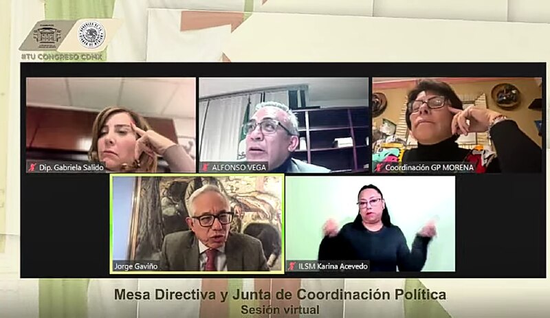 Mesa Directiva y Junta de Coordinación Política del Congreso de la Ciudad de México
