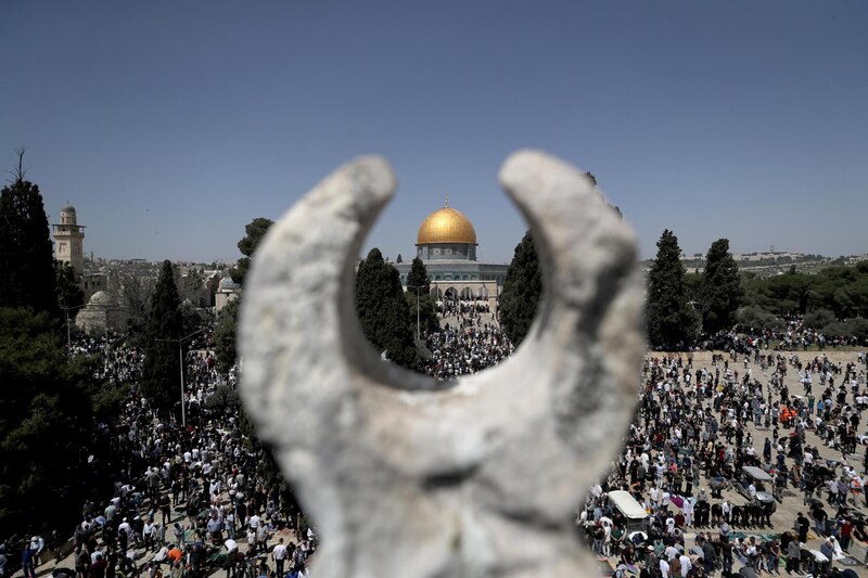 La Cúpula de la Roca, un lugar sagrado para los musulmanes, se encuentra en Jerusalén.