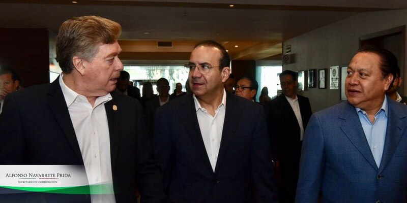 Reunión de trabajo encabezada por el Secretario de Gobernación