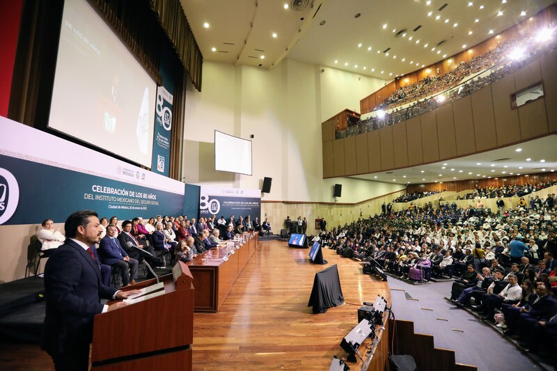 Celebración del 80 aniversario del Instituto Mexicano del Seguro Social