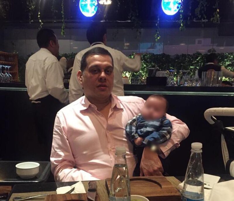 Bebé con su abuelo