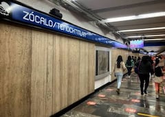 Estación Zócalo/Tenochtitlan cierra temporalmente por marcha del 25N