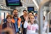 Participa Sheinbaum en el primer viaje del Tren Lechería-AIFA; afirman que estará listo en el primer trimestre de 2026 