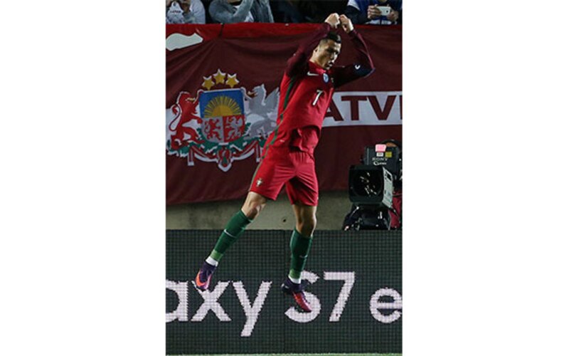 Cristiano Ronaldo celebra un gol