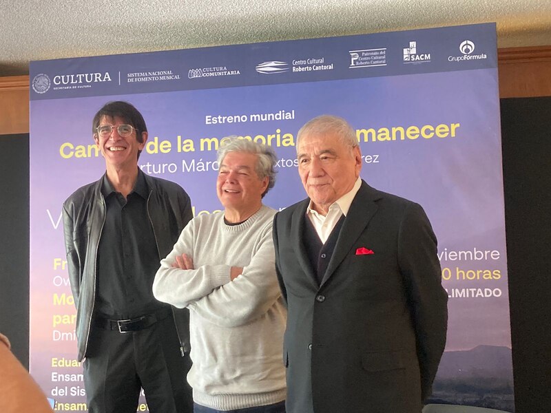 Presentación del disco "Canción de la memoria" de Arturo Márquez