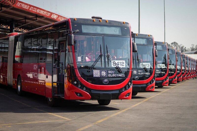 Autobuses eléctricos en la Ciudad de México