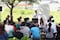 Durante construcción del Mural de los Sueños de la Transformación Pável Jarero reconoció a los jóvenes como protagonistas del presente