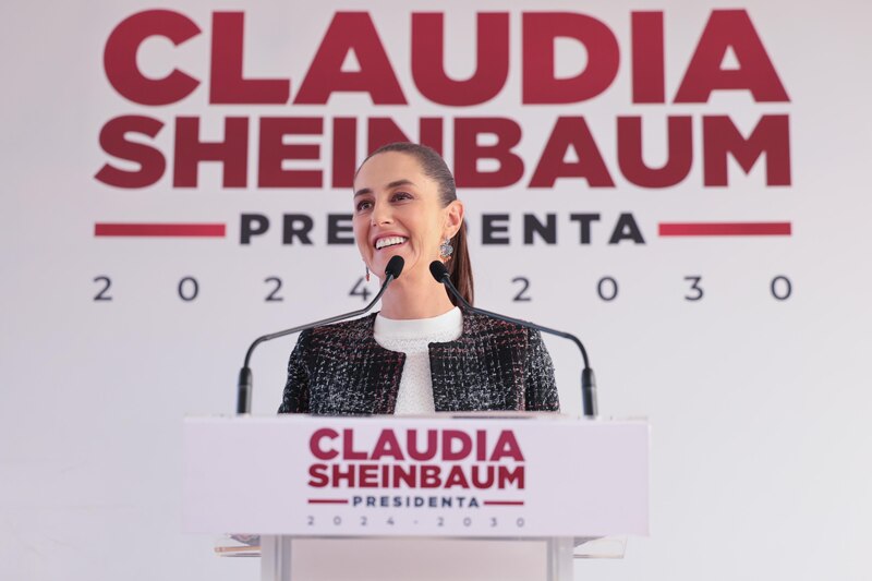 Claudia Sheinbaum, precandidata de Morena a la presidencia de México