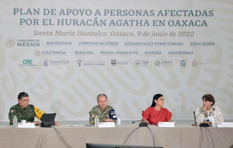 Title: Plan de apoyo a personas afectadas por el huracán Agatha en Oaxaca