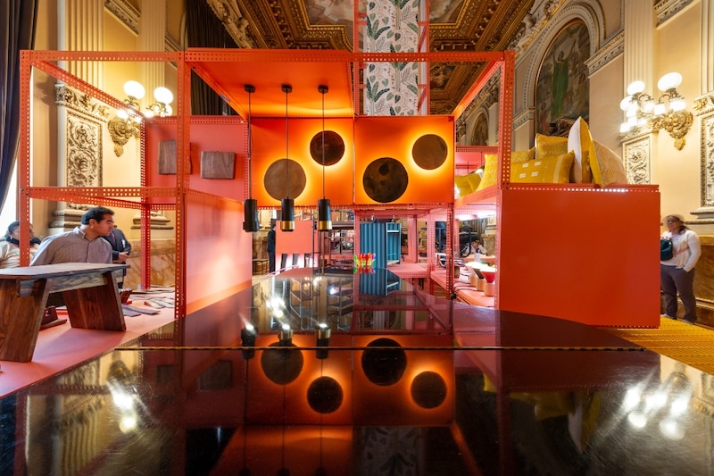 Sala de exposición del Abierto Mexicano de Diseño CDMX