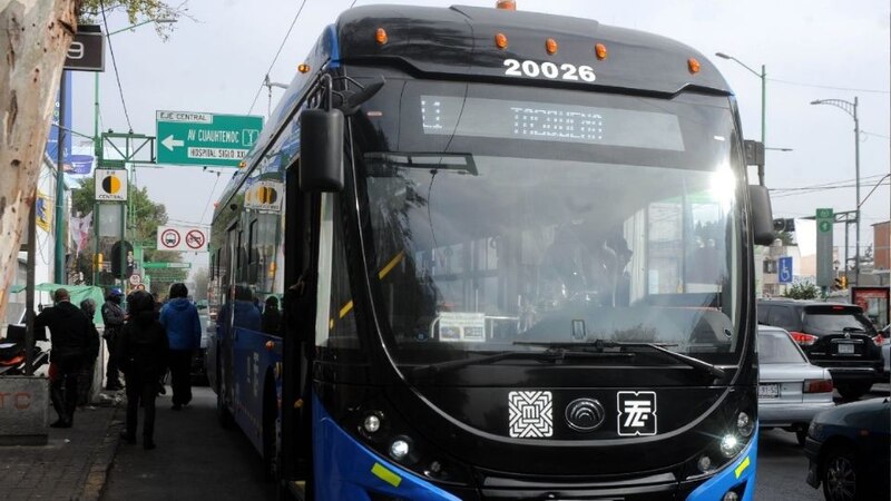 Nuevo autobús eléctrico en la Ciudad de México