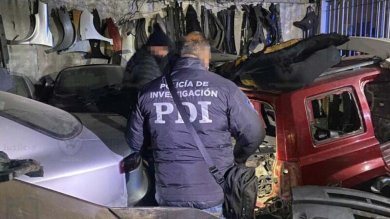 PDI incauta vehículos robados en desarmaduría clandestina