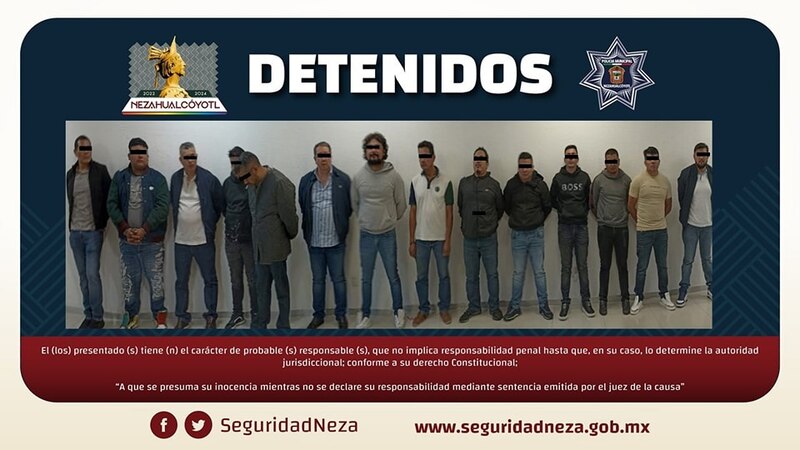 Title: Detienen a presuntos delincuentes en Nezahualcóyotl