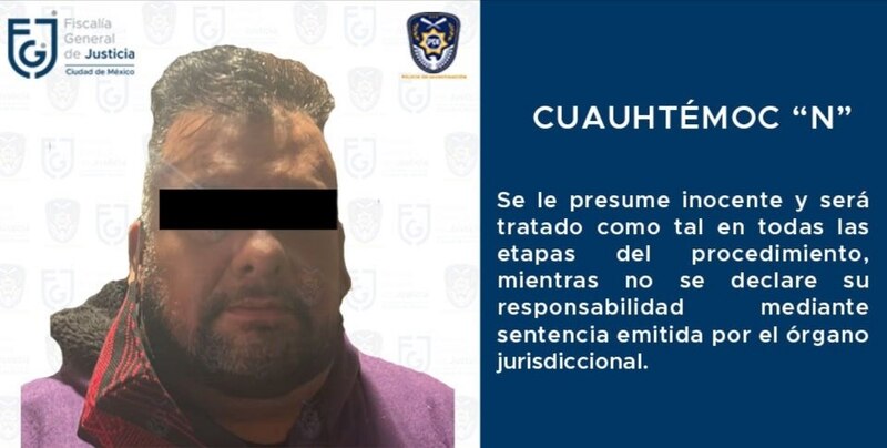 Title: Detienen a Cuauhtémoc “N”, presunto feminicida de Lidia Gabriela