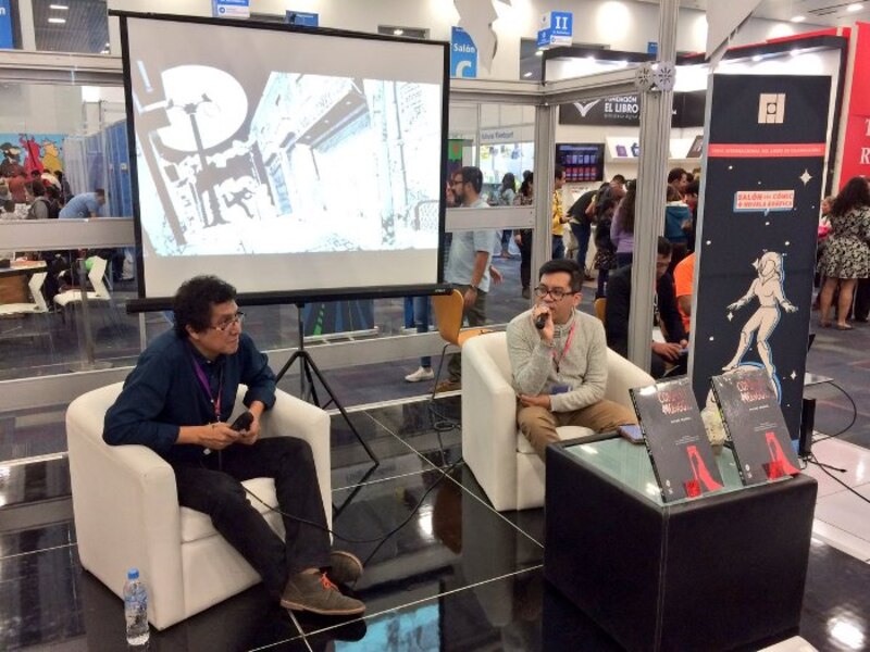 Historietista argentino Horacio Altuna en la Feria Internacional del Libro de Lima 2018