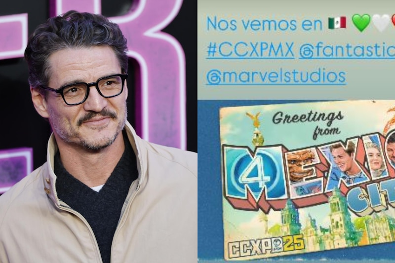 Pedro Pascal en México. El actor interpretará a Reed Richards en el UCM y vendrá la CCXP Expo a promocionar la cinta.