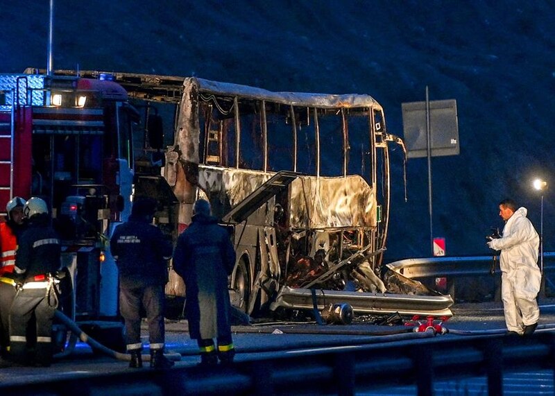 Accidente de autobús deja varios heridos