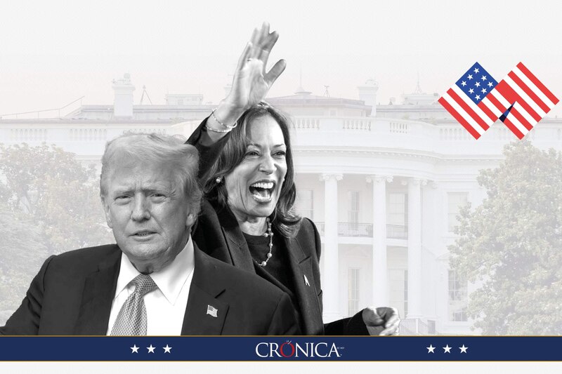 Trump y Kamala Harris