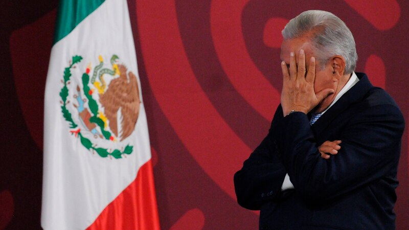 El presidente de México, Enrique Peña Nieto, durante una conferencia de prensa.