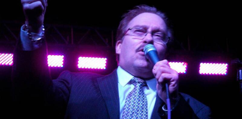 Cantante en concierto