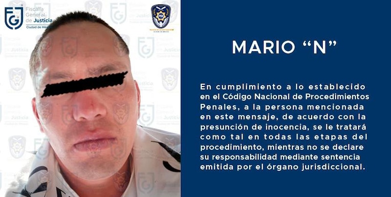 Mario "N" presunto delincuente