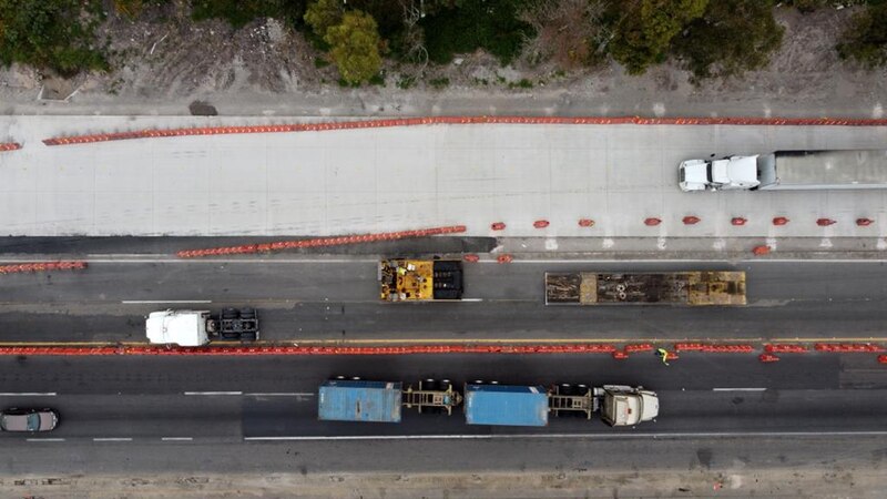 Autopista en construcción