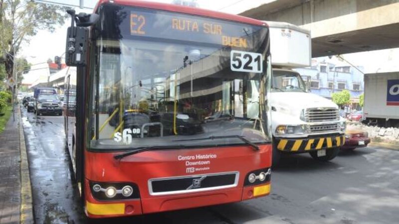 Autobús público en la Ciudad de México