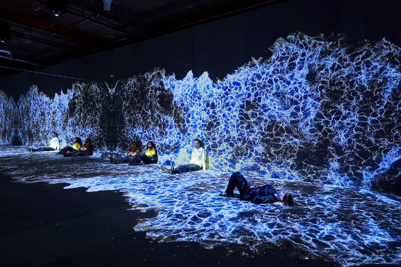 Instalación de arte digital inmersiva