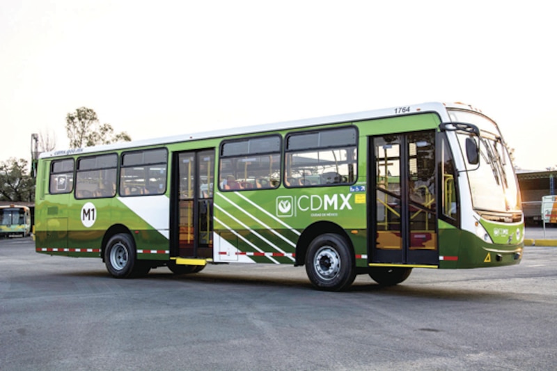 Nuevo autobús de la Ciudad de México