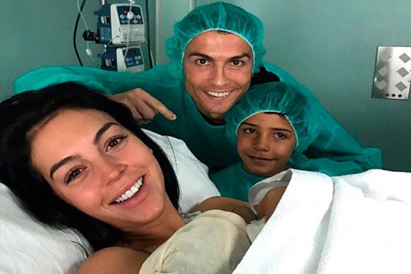 Cristiano Ronaldo y Georgina Rodríguez presentan a su hija recién nacida