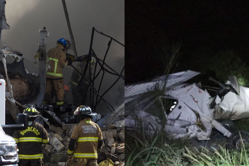 Accidentes aéreos en México 2025 | Las 36 muertes han ocurrido en 13 accidentes durante lo que va de este 2025.