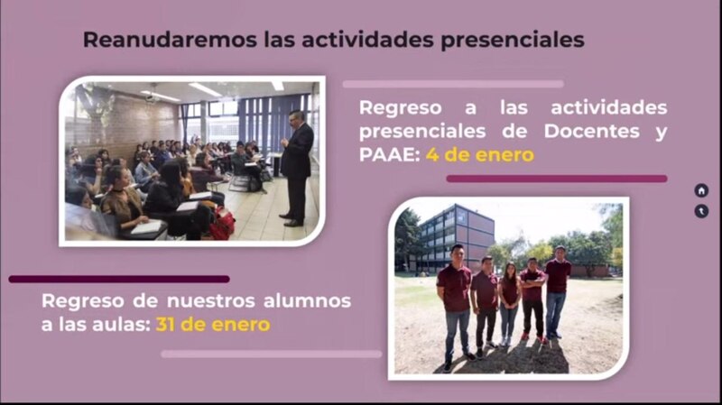Regreso a clases presenciales en la UABC