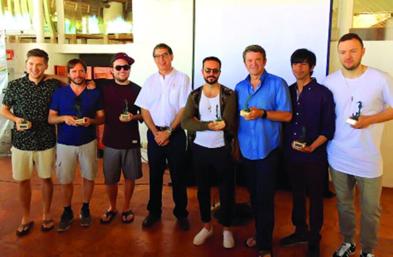 Entrega de premios en el festival de cine de Morelia
