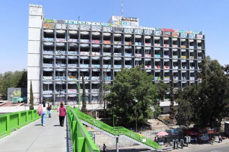 Edificio abandonado en la Ciudad de México
