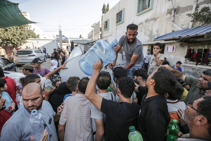 La escasez de agua en Gaza