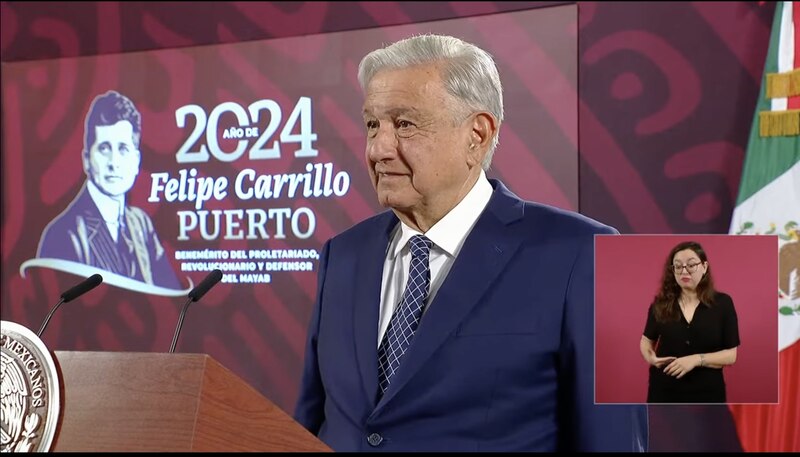 El presidente Andrés Manuel López Obrador encabeza la ceremonia del 102 aniversario del natalicio de Felipe Carrillo Puerto