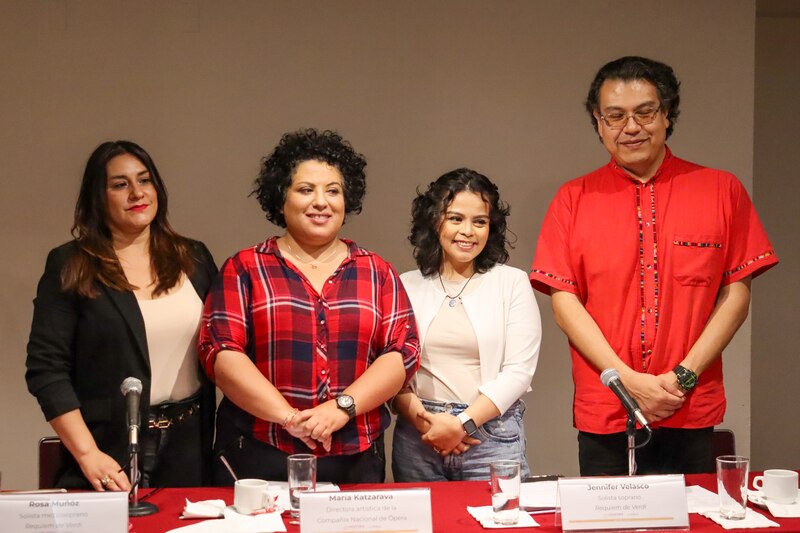 Presentación de la ópera "Requiem de Verdi" en Bellas Artes